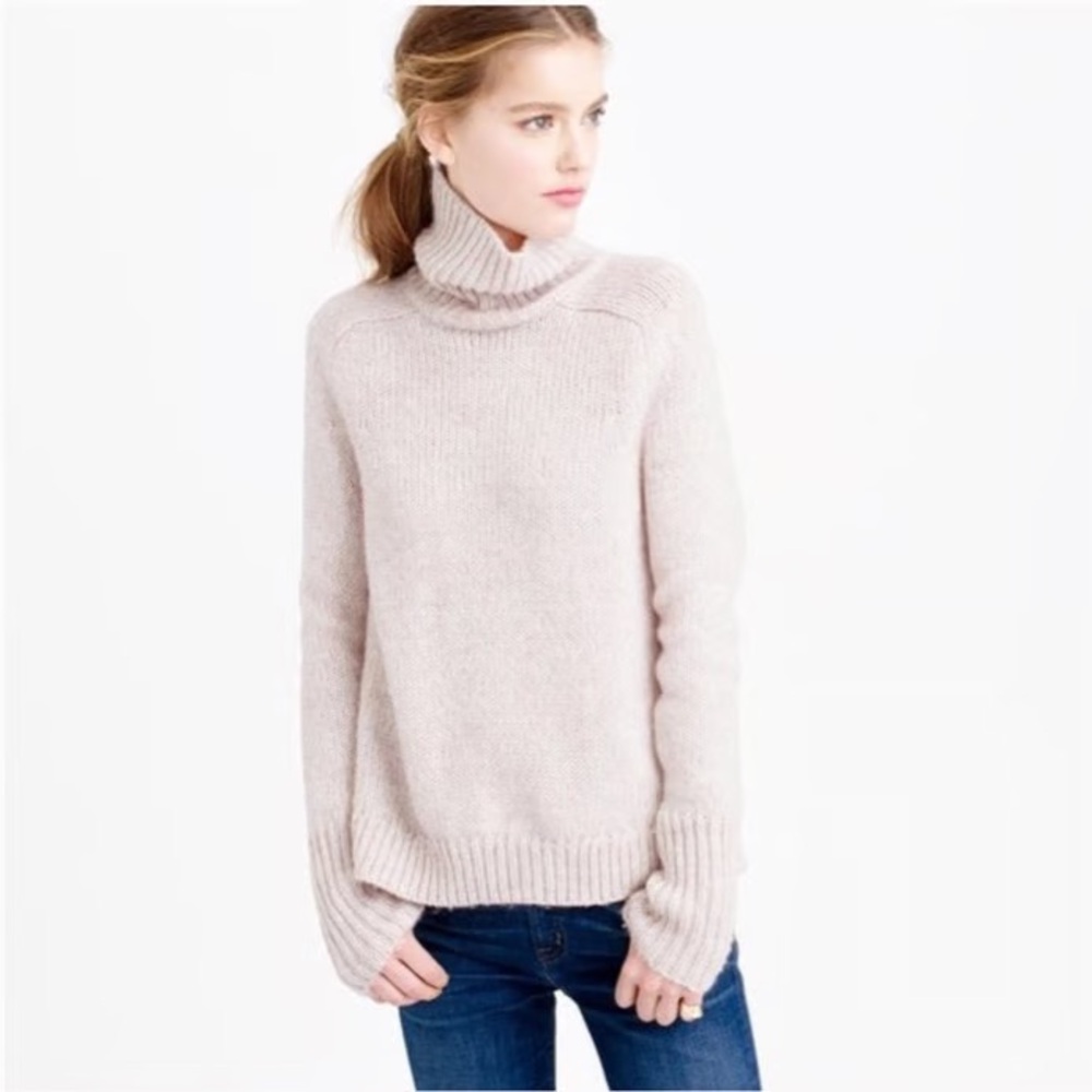 J. Crew wool mohair turtleneck sweater size medium